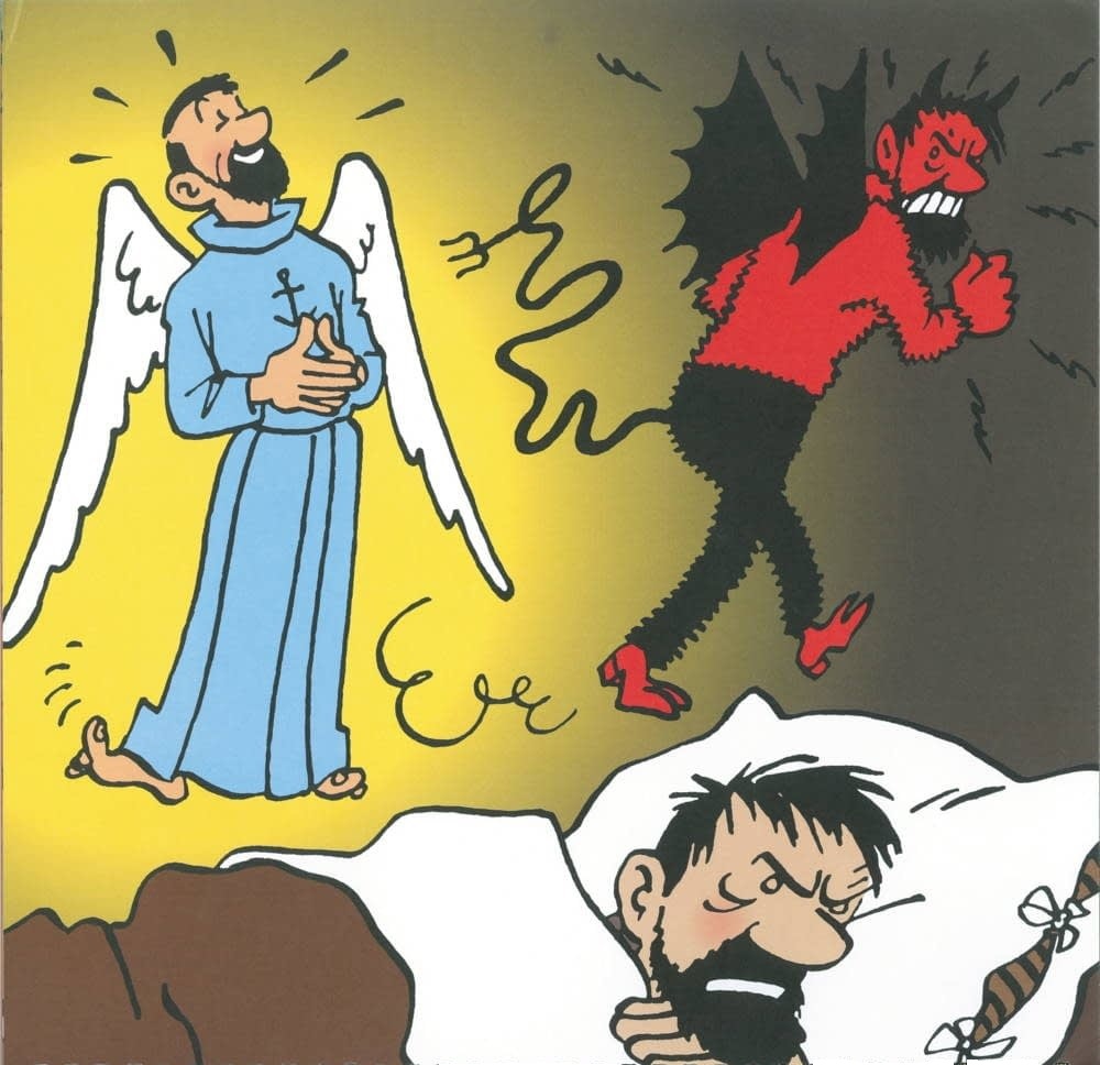 Capitaine Haddock dieu et diable